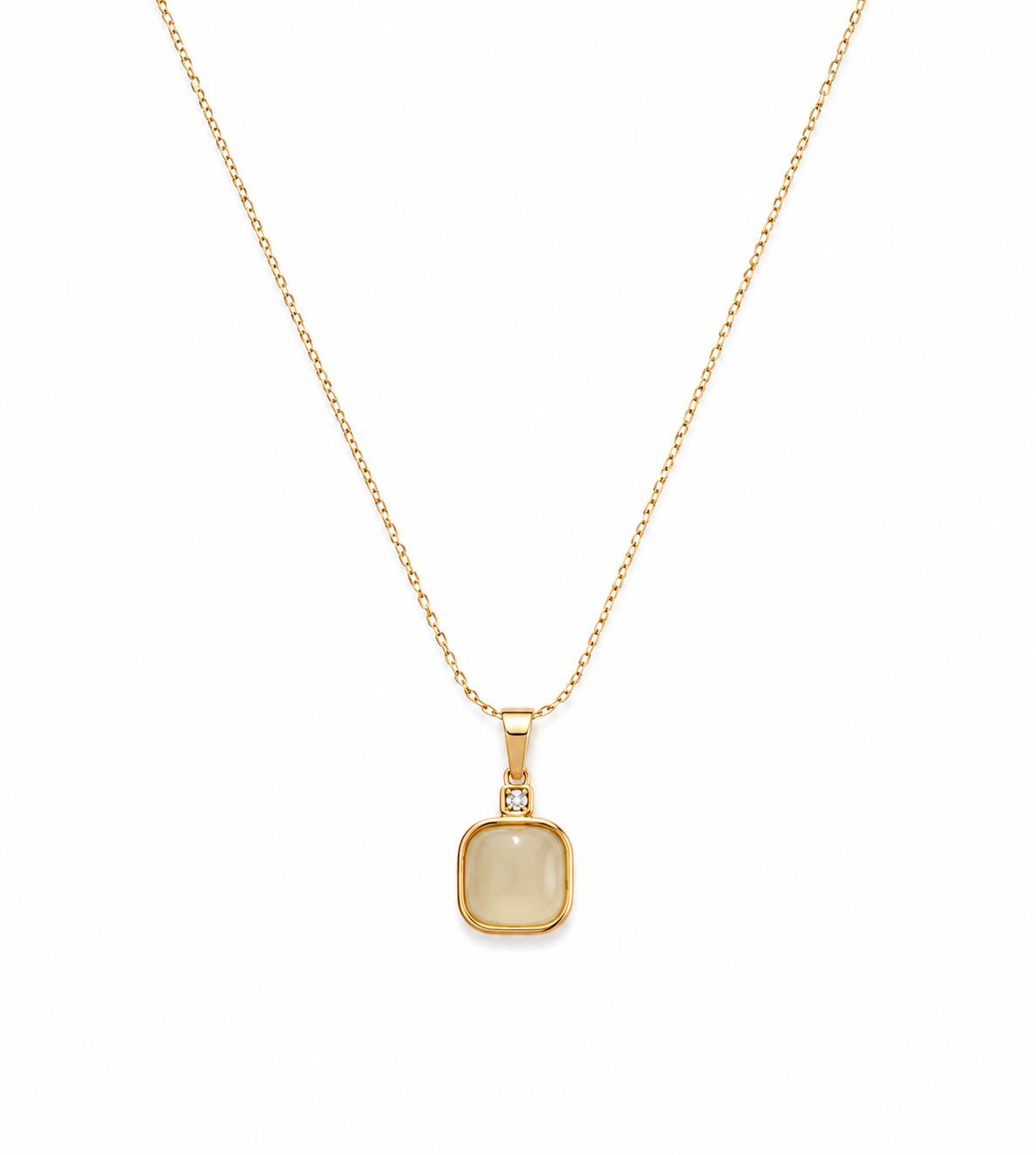 Luna Glow Mother of Pearl Pendant Necklace