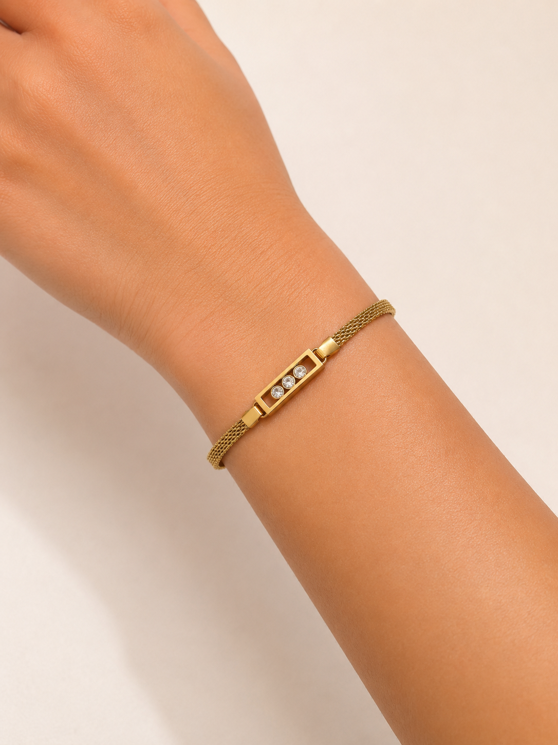 Classic Crystal Mesh Bracelet
