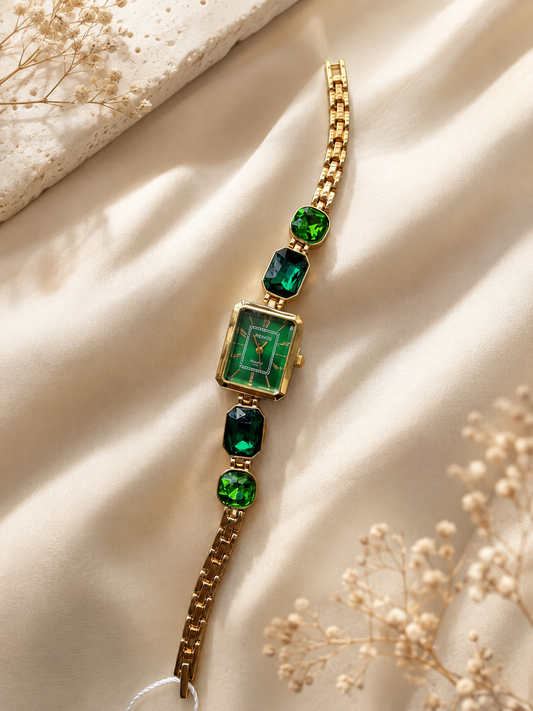 Emerald Glamour Watch